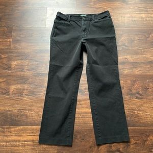 Lauren RL Black Caitlin Bootcut Jeans